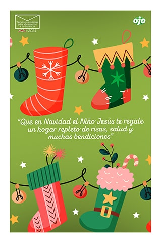 Tarjetas navideñas para abrazarnos a la distancia