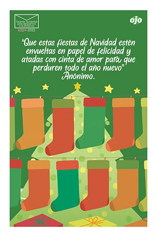 Tarjetas navideñas para abrazarnos a la distancia