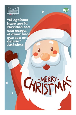 Tarjetas navideñas para abrazarnos a la distancia