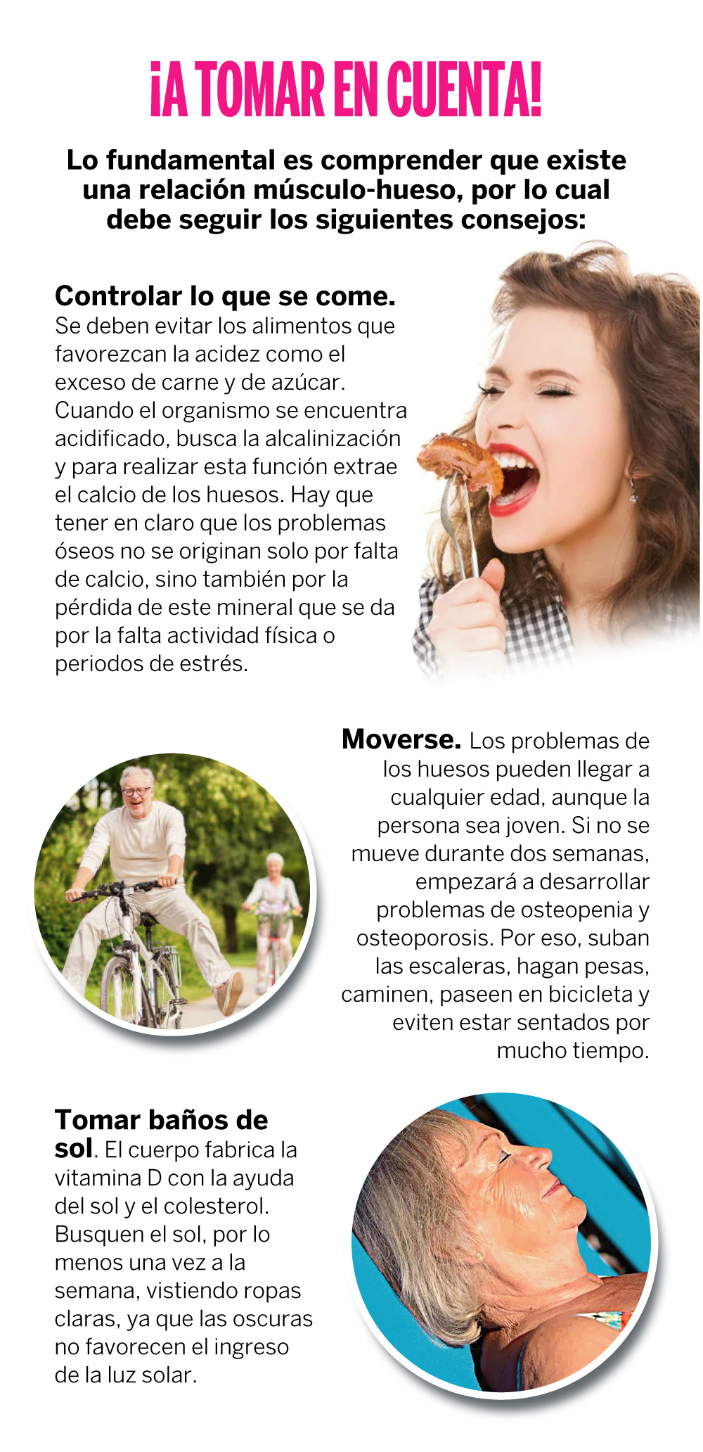 “Más de 200 millones de personas en el mundo sufren de osteoporosis, por esta razón el Dr. Pérez Albela brinda, en este especial, recomendaciones para afrontar esta enfermedad que afecta a personas de todas las edades, especialmente, a mujeres.